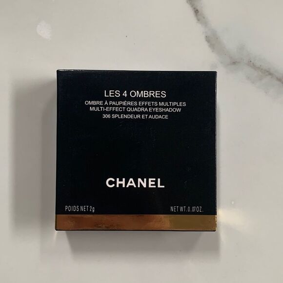 #304 CHANEL LES 4 OMBRES OMBRÉ PAULIÈRES EFFETS MULTIPLES EYESHADOW QUAD New - Picture 2 of 6